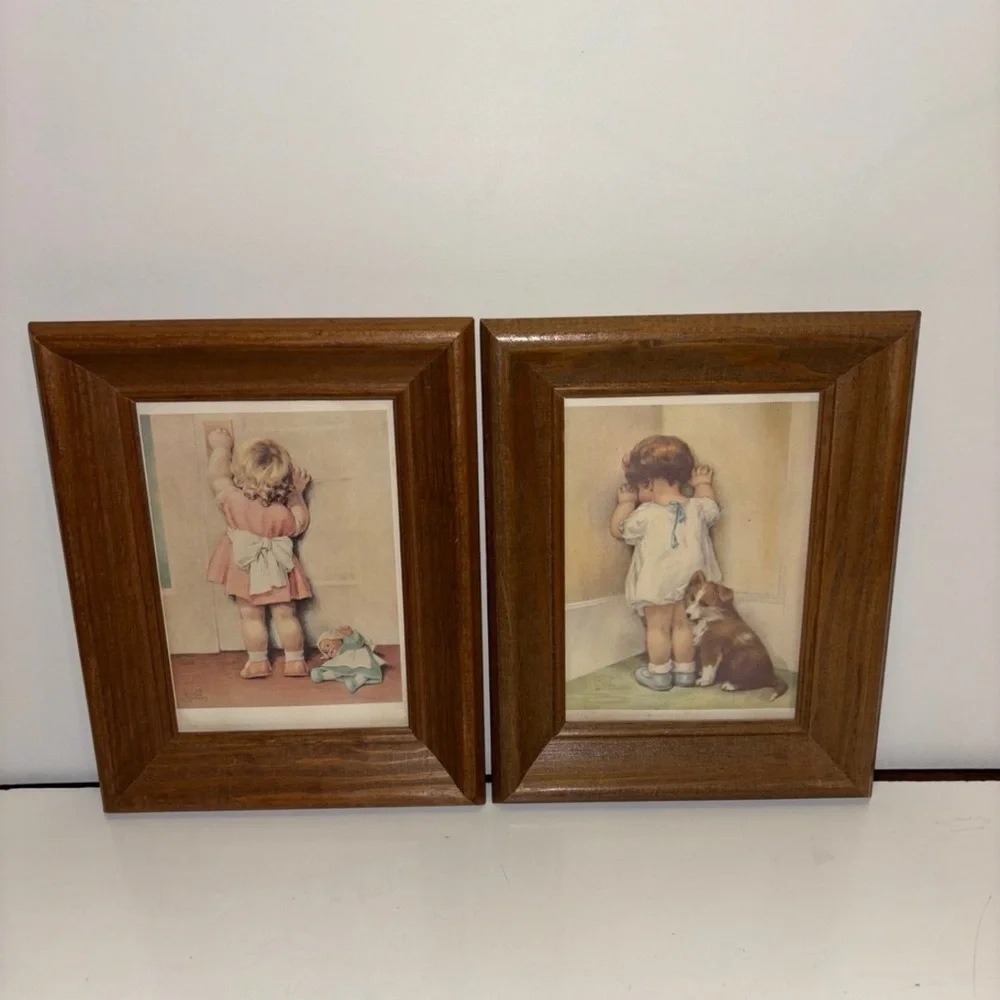 2 Vintage Bessie Pease Gutmann 
